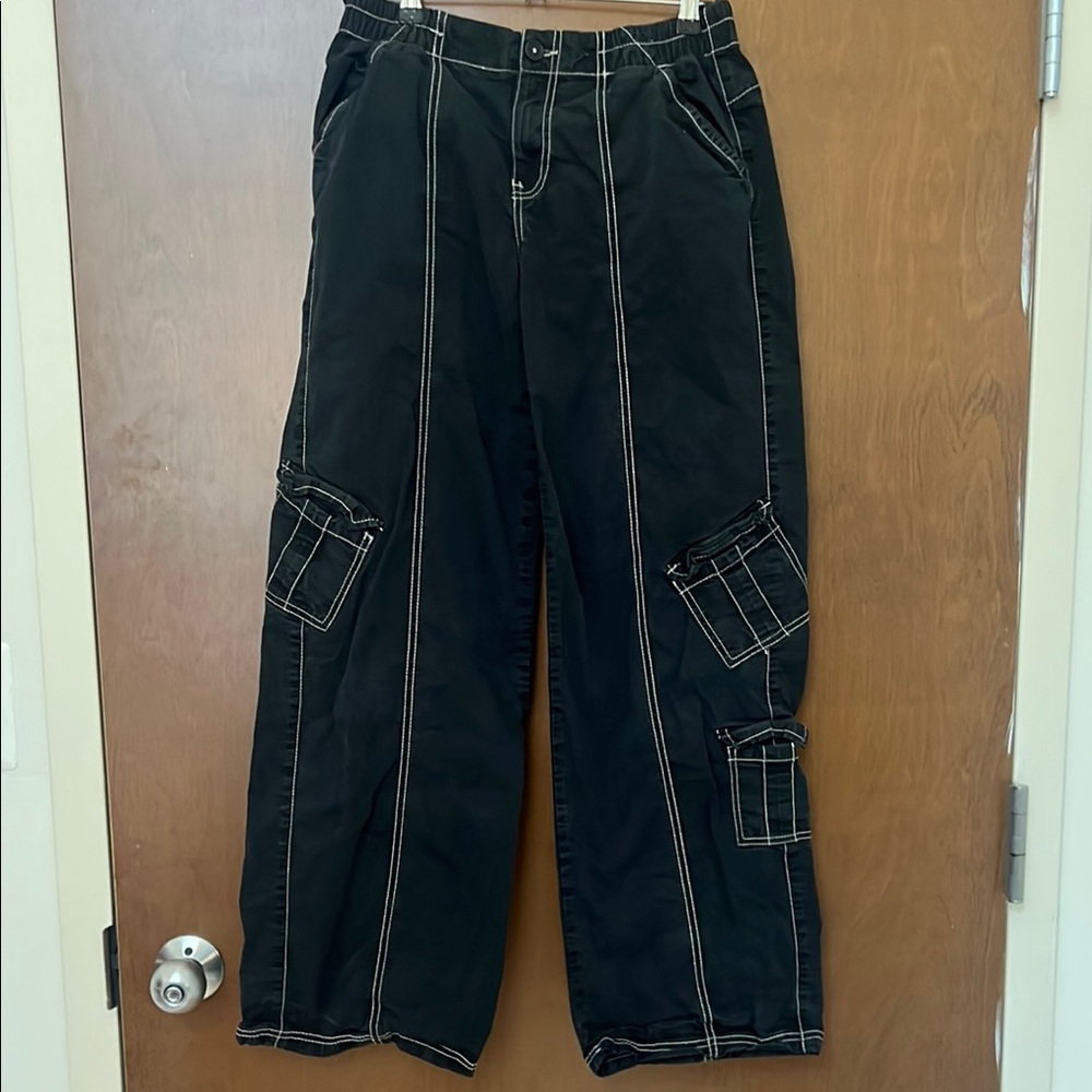 Garage Wide Leg Cargo Pants